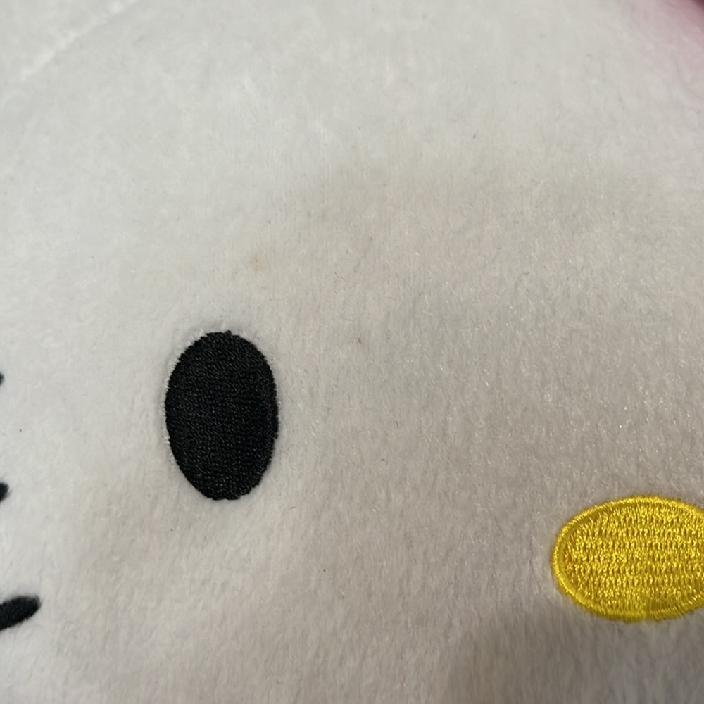 Hello Kitty Sanrio Backpack Plush Missing Button - image 2